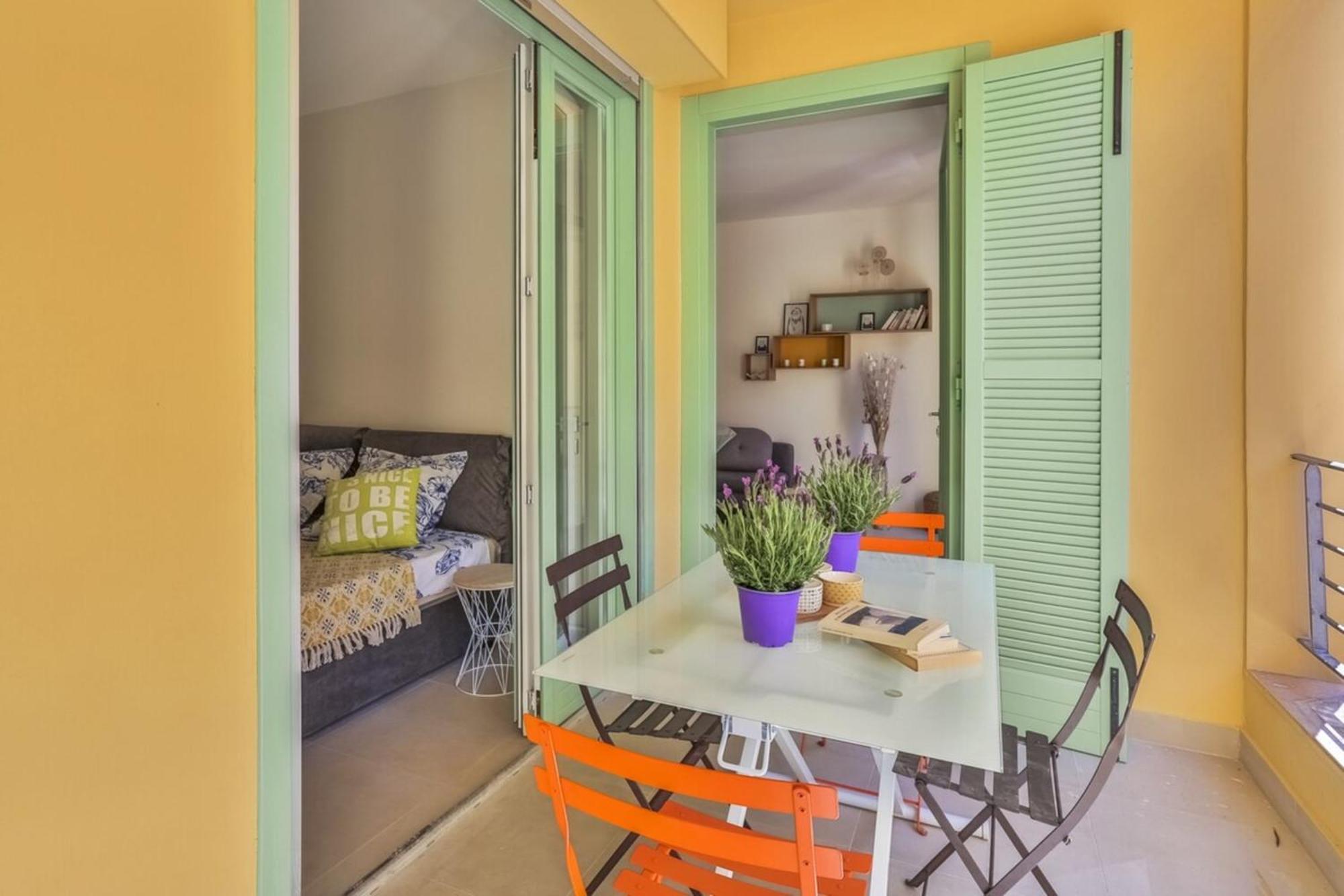 شقة France 82 Tp -1 Min From The Sea - Terrace - Parking نيس المظهر الخارجي الصورة
